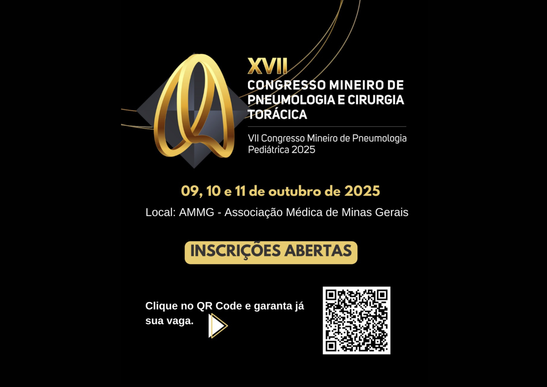 XVII CONGRESSO MINEIRO DE PNEUMOLOGIA E CIRURGIA TORÁCICA VI CONGRESSO MINEIRO DE PNEUMOLOGIA PEDIÁTRICA