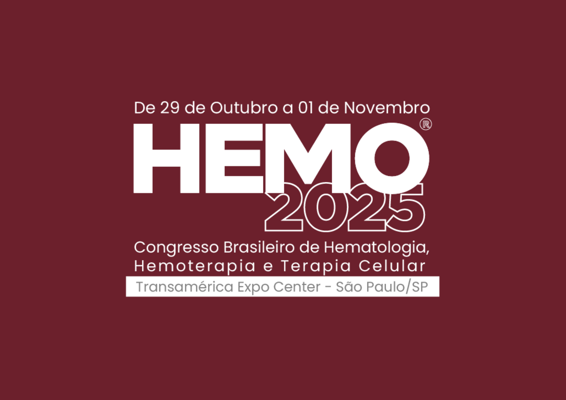 Congresso Brasileiro de Hematologia, Hemoterapia e Terapia Celular (HEMO)