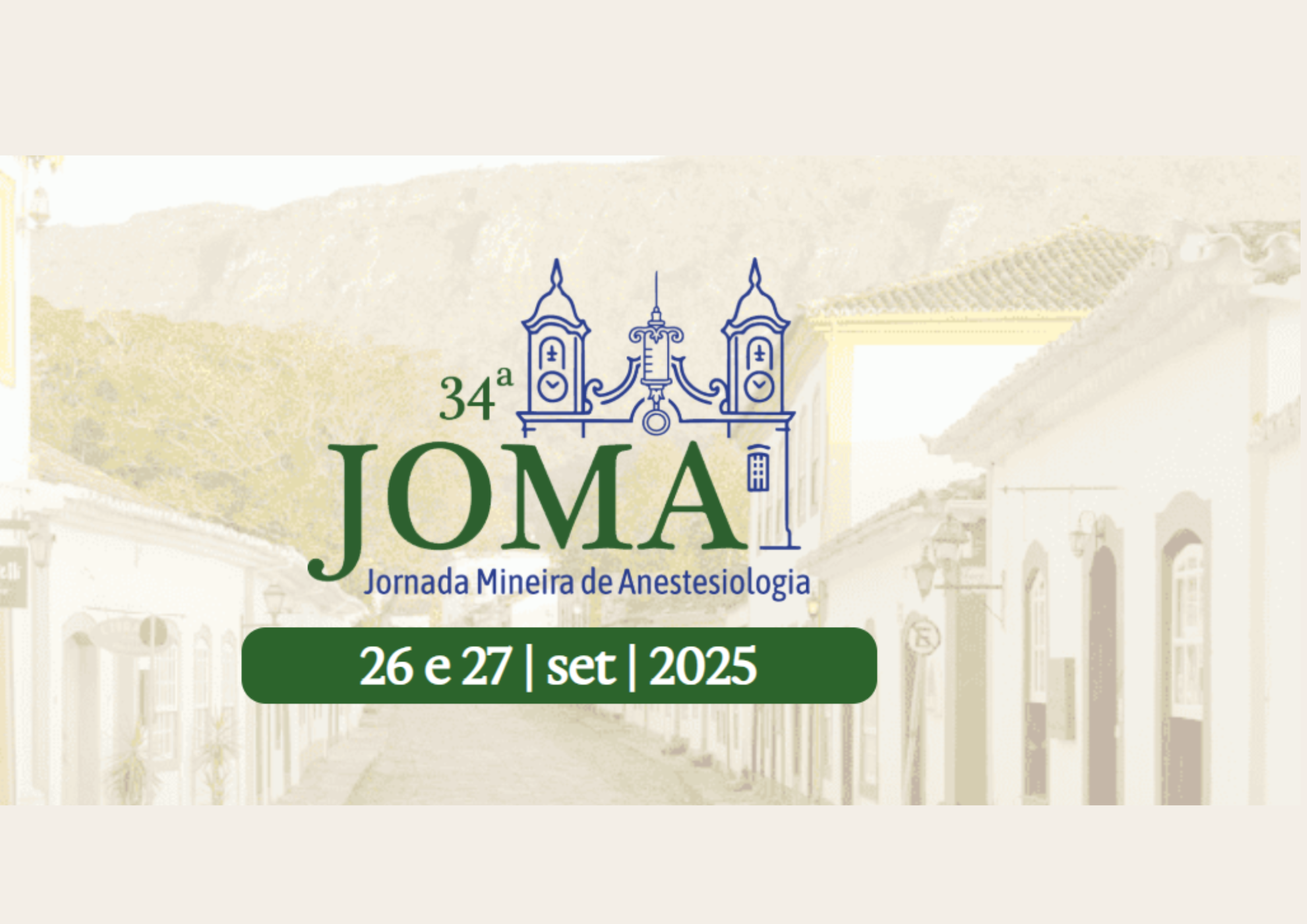 34ª edição da Jornada Mineira de Anestesiologia